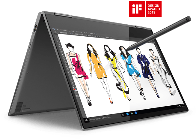 Lenovo Ideapad Yoga 730 - Lenovo Yoga 730 2 In 1 (725x515), Png Download