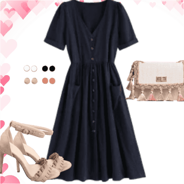 55fu681e - Little Black Dress (640x640), Png Download