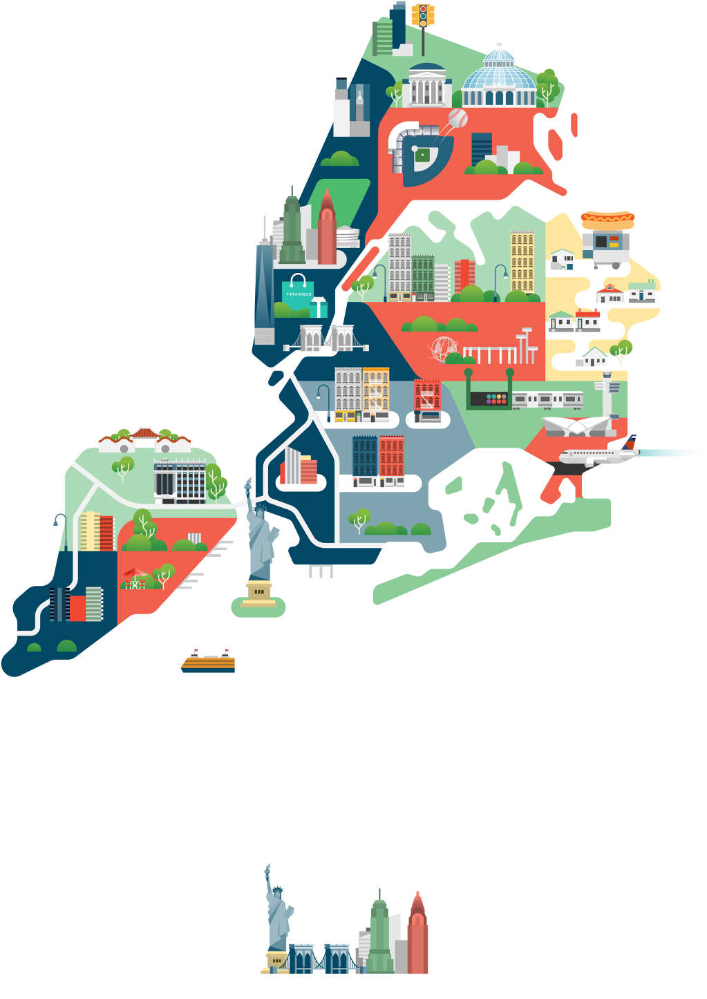 Map Illustration By Jing Zhang (1250x1724), Png Download