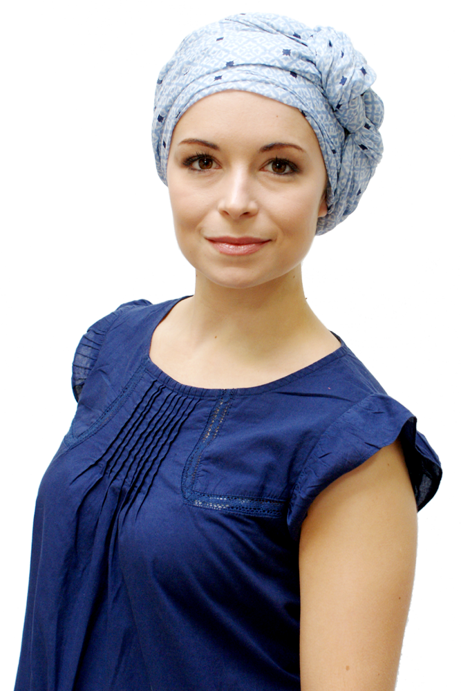 Graphic Black And White Arabesque Chemo Scarf Suburban - Girl (667x1000), Png Download