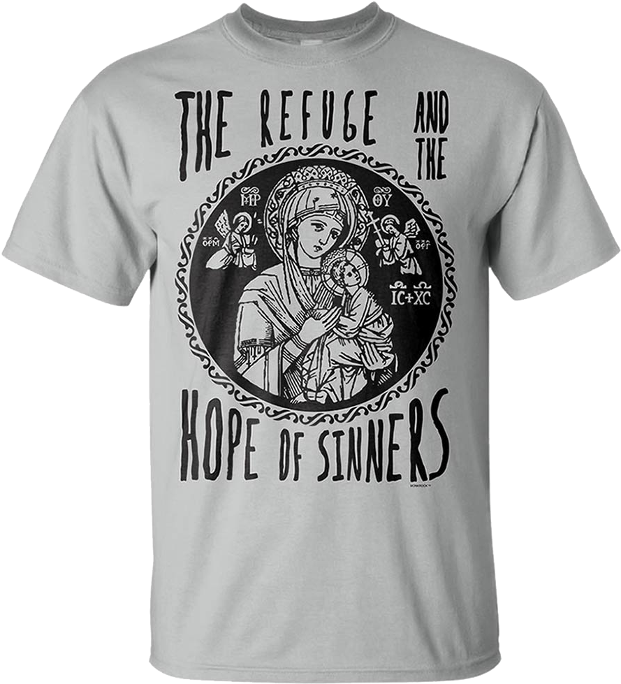 Mother Of Perpetual Help Tshirt (1024x1024), Png Download