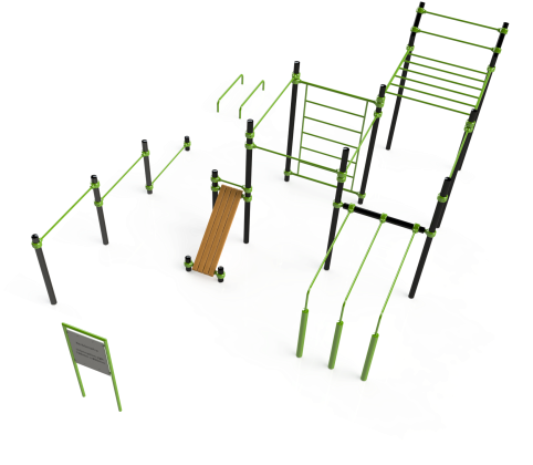 Bmp Park-002 Calisthenics Park S - Playground (600x600), Png Download