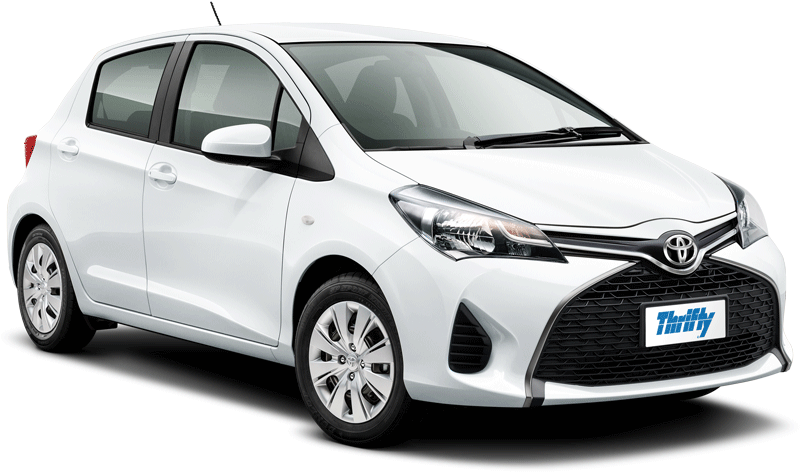 Car Rental Options - White Toyota Yaris For Sale (886x591), Png Download