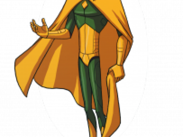 Marvel Vision Png Transparent Images - Vision Cartoon Marvel (640x480), Png Download