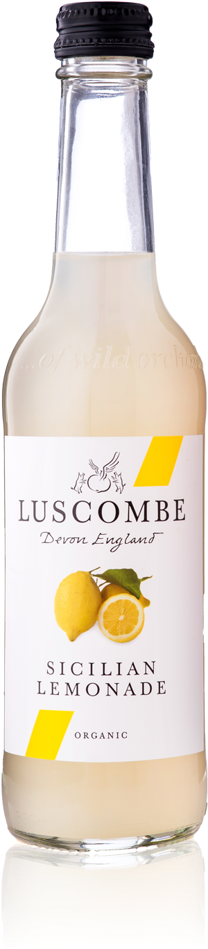 Sicilian Lemonade - Luscombe Drinks (404x1428), Png Download
