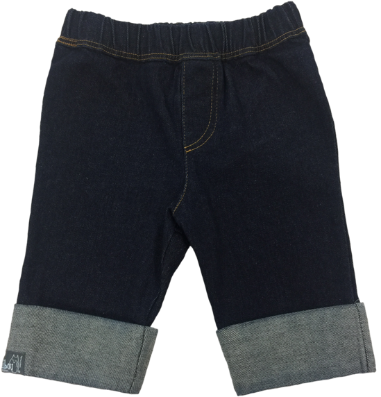 Pull On Cropped Pants Denim - Bermuda Shorts (600x600), Png Download
