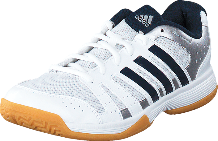 Adidas Sport Performance Ligra 3 White/collegiate Navy/silver - Sneakers (705x458), Png Download