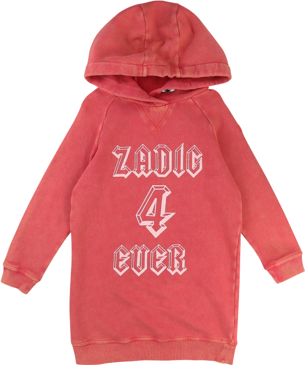 Zadig & Voltaire Kids Sweat Dress 4ever - Hoodie (960x720), Png Download