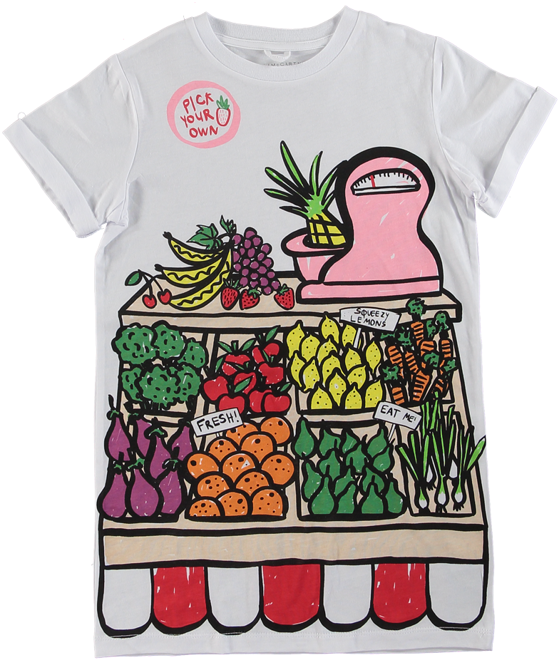 Stella Mccartney Kids Pick Your Fruit Dress (1000x1000), Png Download