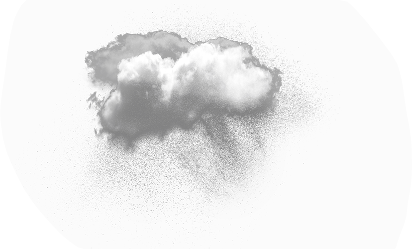 Cloud - Monochrome (828x500), Png Download