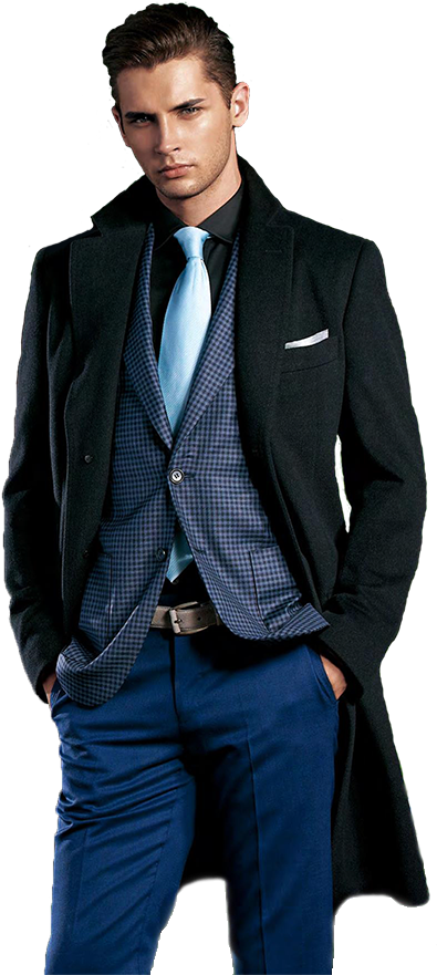 Made To Order Coats From 45 000 Rub - Tuxedo (397x895), Png Download