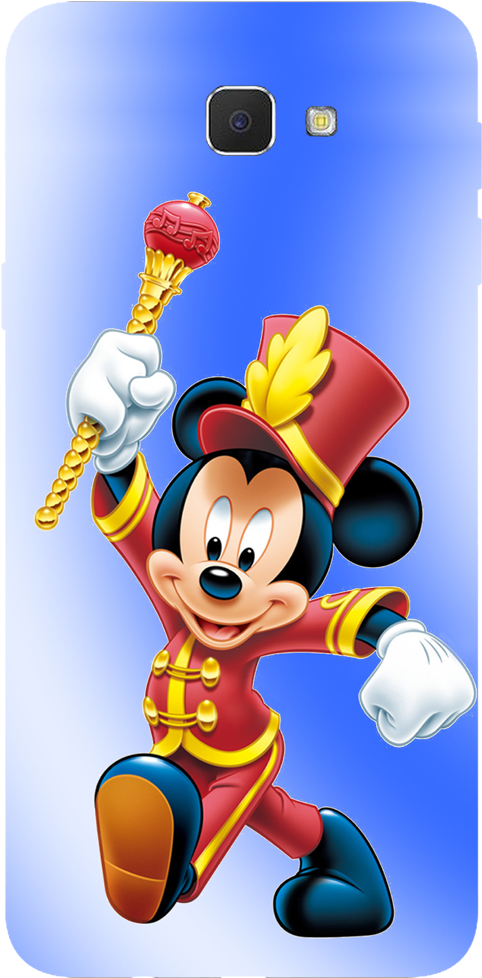 Mickey Mouse Printed Case Cover For Samsung J7 Prime - Transparent Background Mickey Png (1000x1000), Png Download