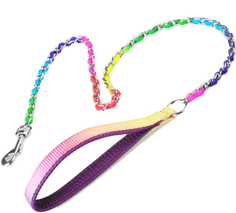 Rainbow Dog Chain - Leash (800x800), Png Download