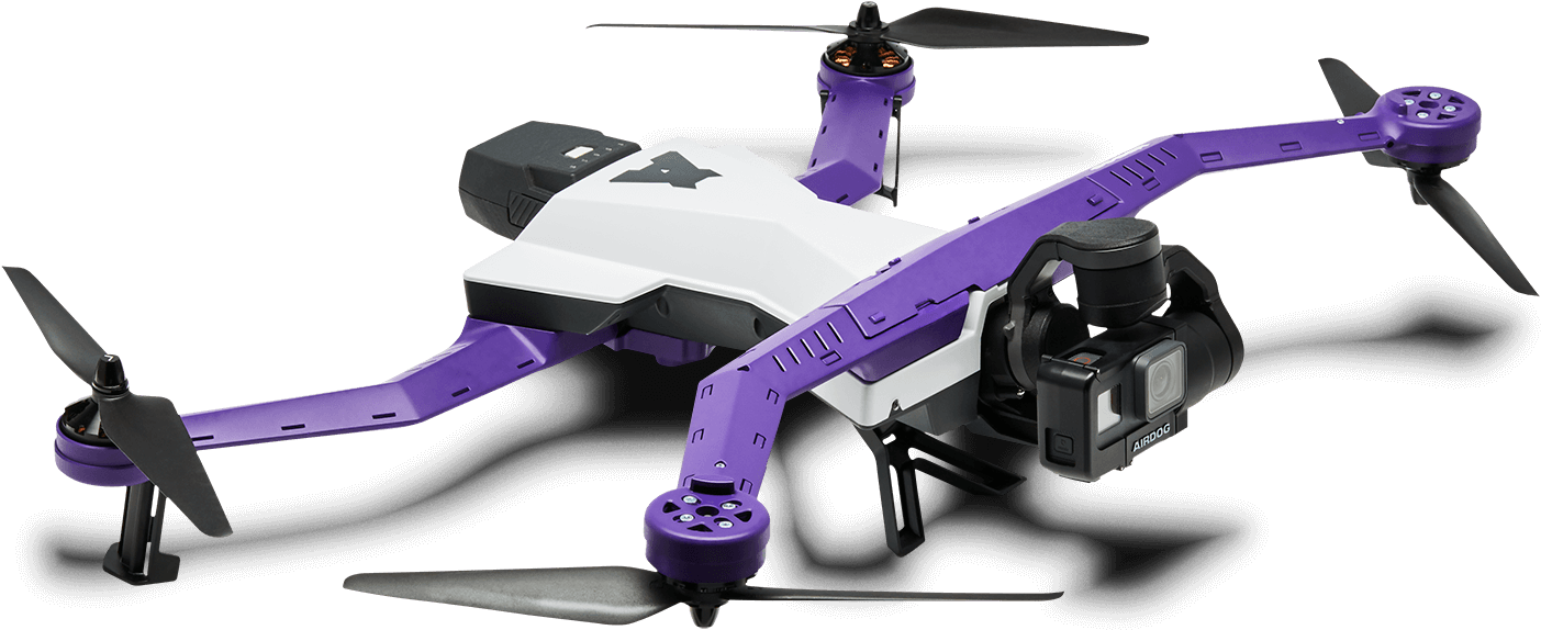 The Autonomous Action Sports #drone - Airdog Drone (1600x894), Png Download