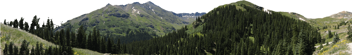 Mountain Png (1200x300), Png Download