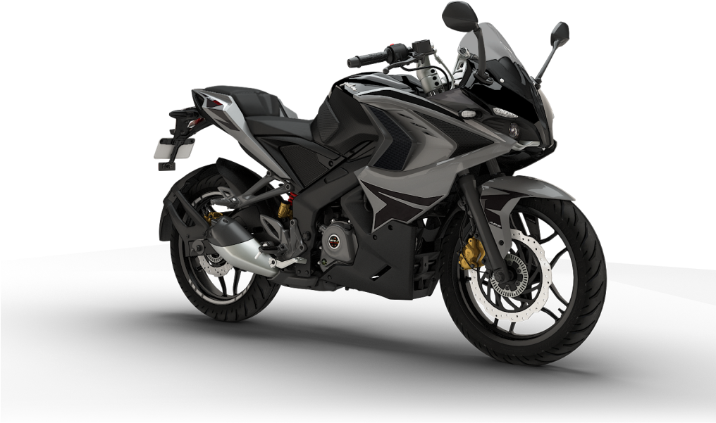 Bajaj Pulsar Black Rs200, 360 Degree View Bajaj Auto - Black Pulsar Rs 200 (1015x728), Png Download