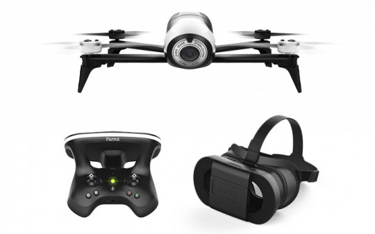 Parrot Bebop 2 Fpv - Drone Parrot Bebop 2 Fpv (540x337), Png Download