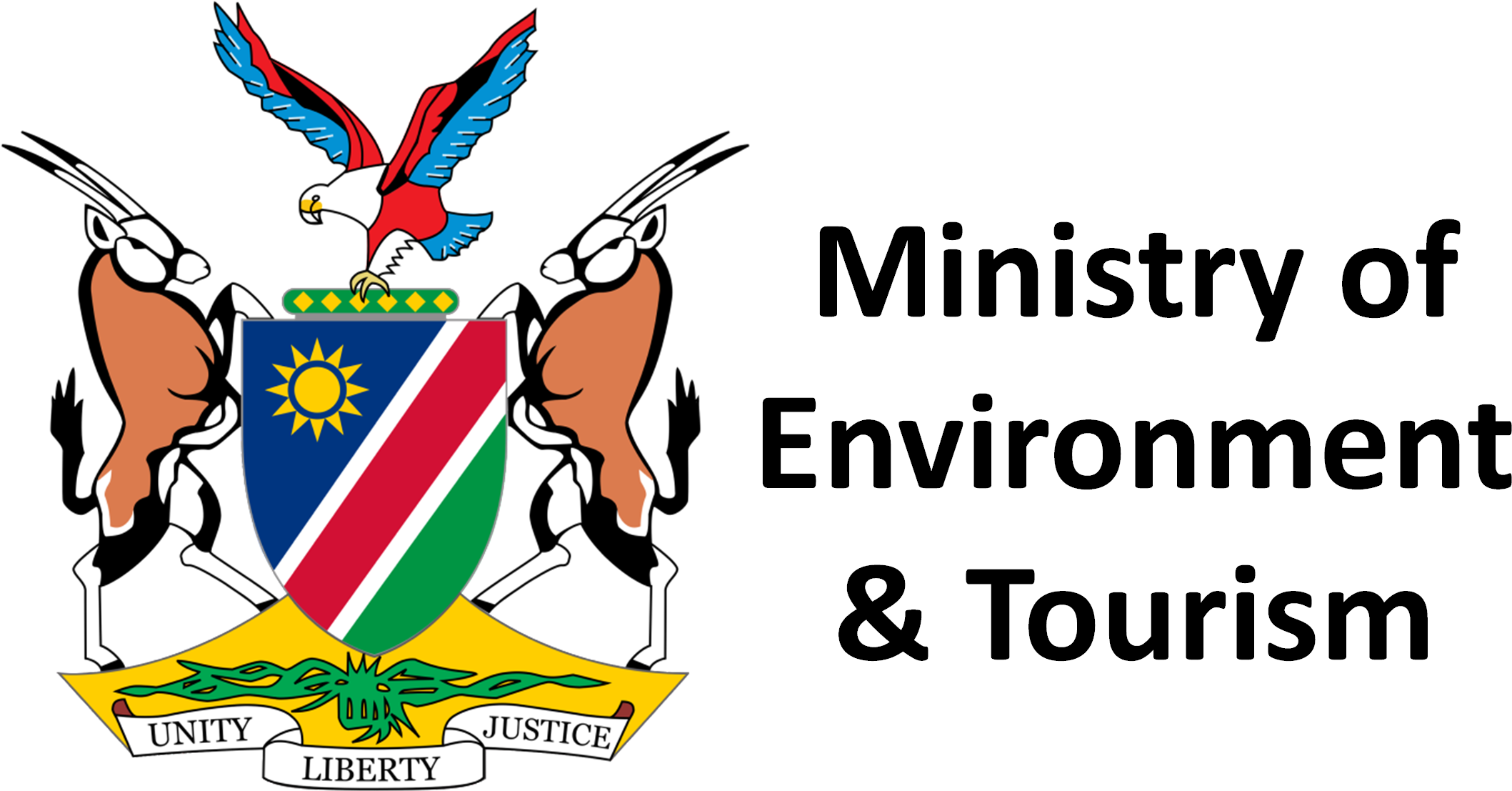 Website Developed By - Namibian Coat Of Arms (2293x1124), Png Download