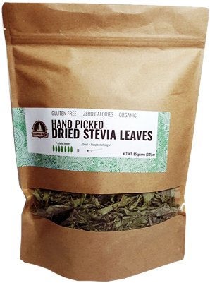 Dried Stevia Leaves, Stevia Leaf - Paper Bag (670x460), Png Download