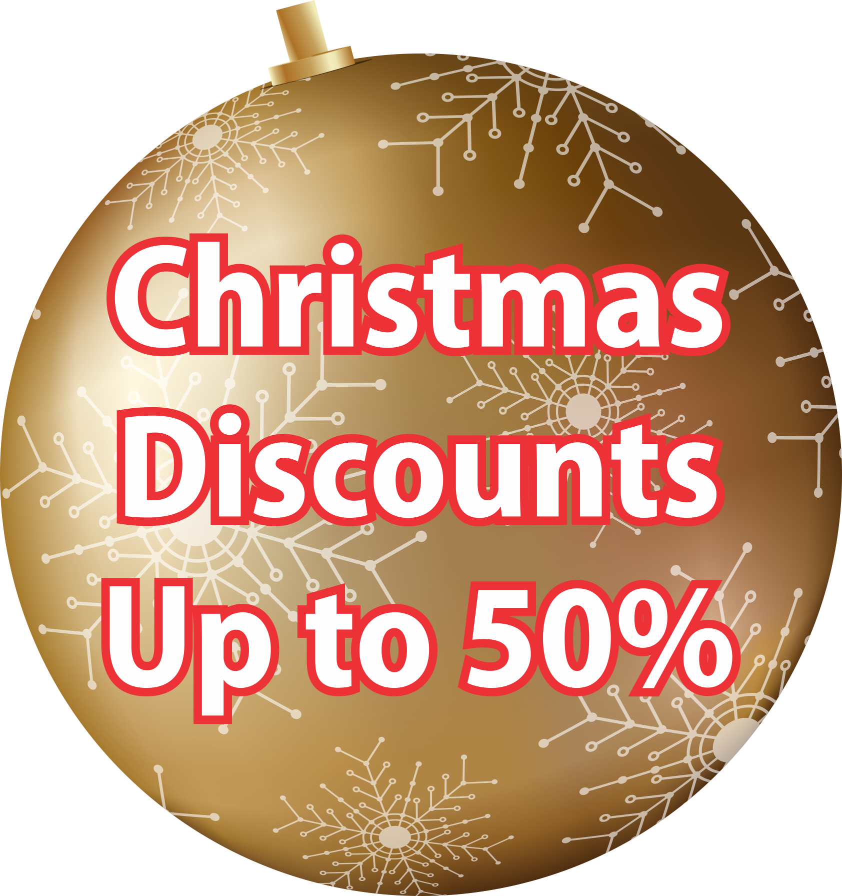 Christmas Discounts (1684x1791), Png Download