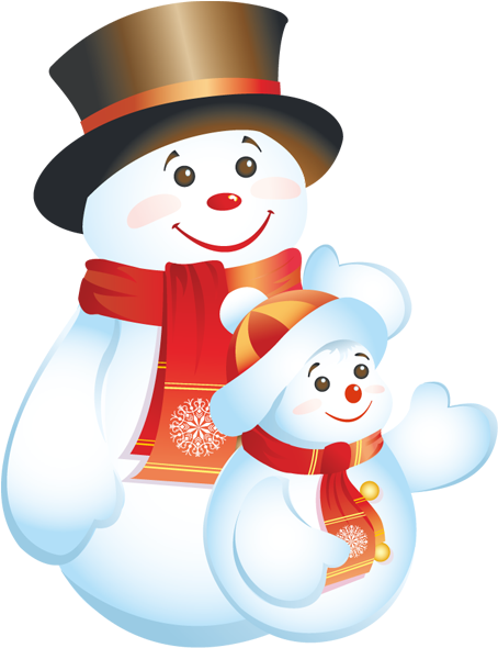 Snowman Android Claus Christmas Santa Free Photo Png - Happy New Year 2019 Winter (651x709), Png Download