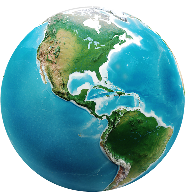 World Globe - If All Water On Earth Disappeared (861x900), Png Download