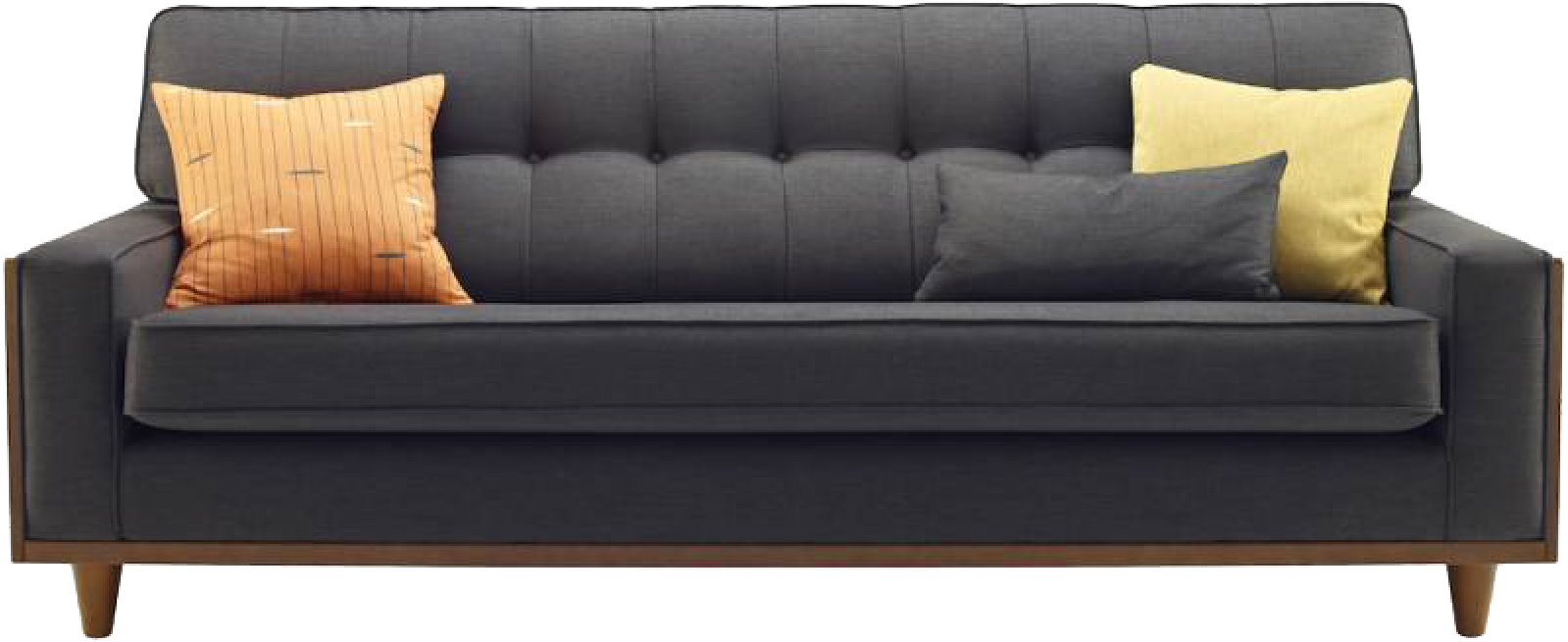 G Plan Vintage The Fifty Nine Large Leather Sofa (1600x1600), Png Download