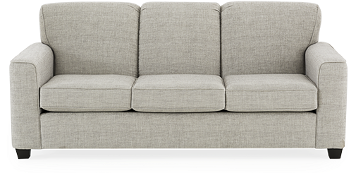 Image For Grey Upholstered Sofa From Brault & Martineau - Studio Couch (519x804), Png Download