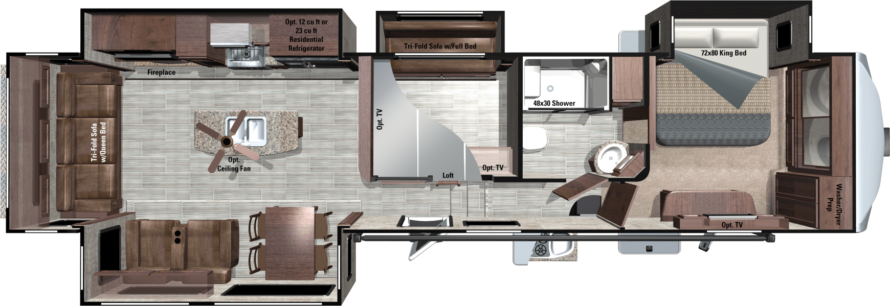 2018 Open Range 371mbh (1740x599), Png Download