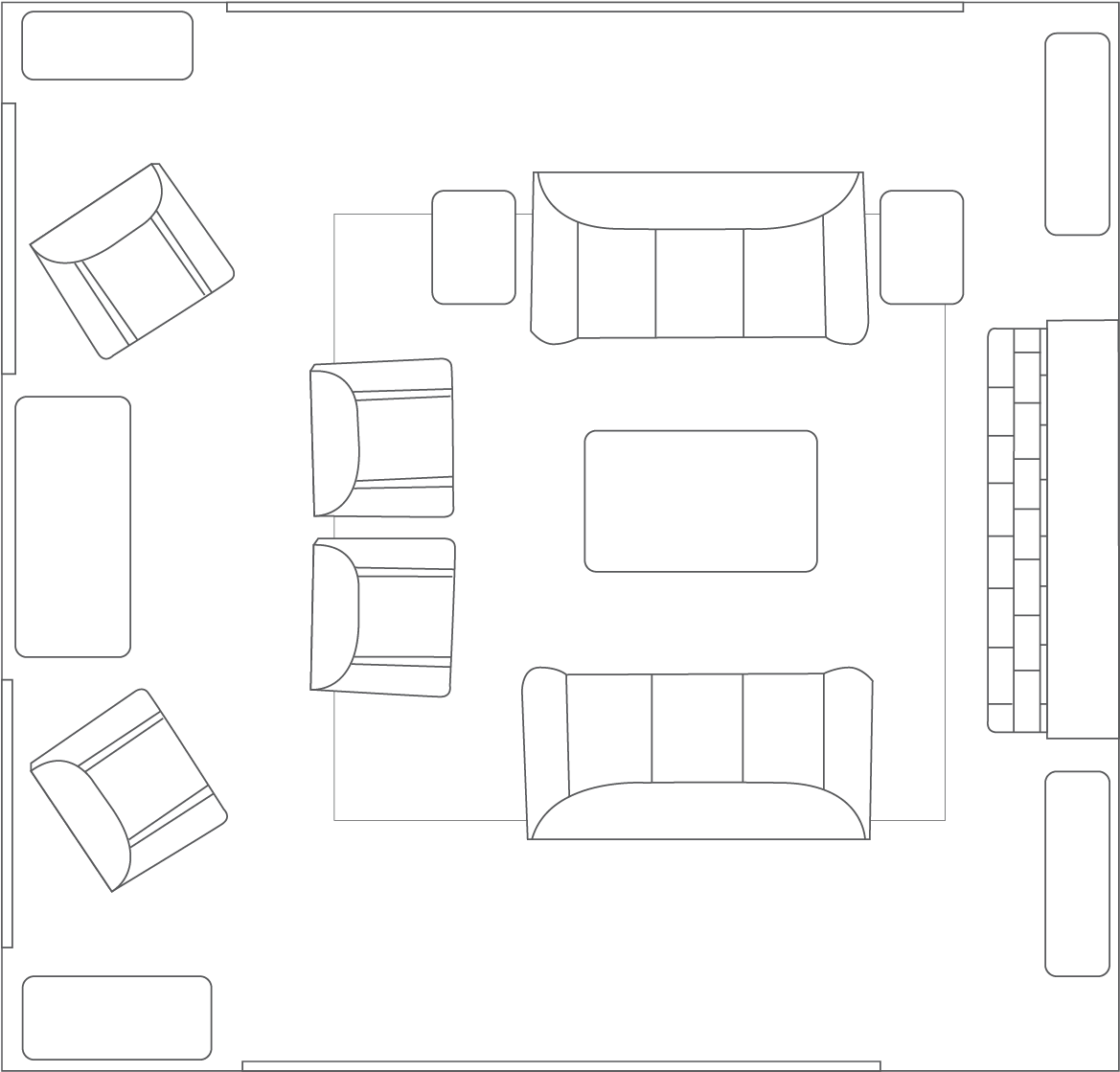 In A Room With A View, Arrange Furniture So That Everyone - Diagram (1200x1200), Png Download