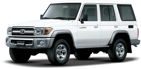 Car - Toyota Land Cruiser Hard Top 2018 (600x554), Png Download