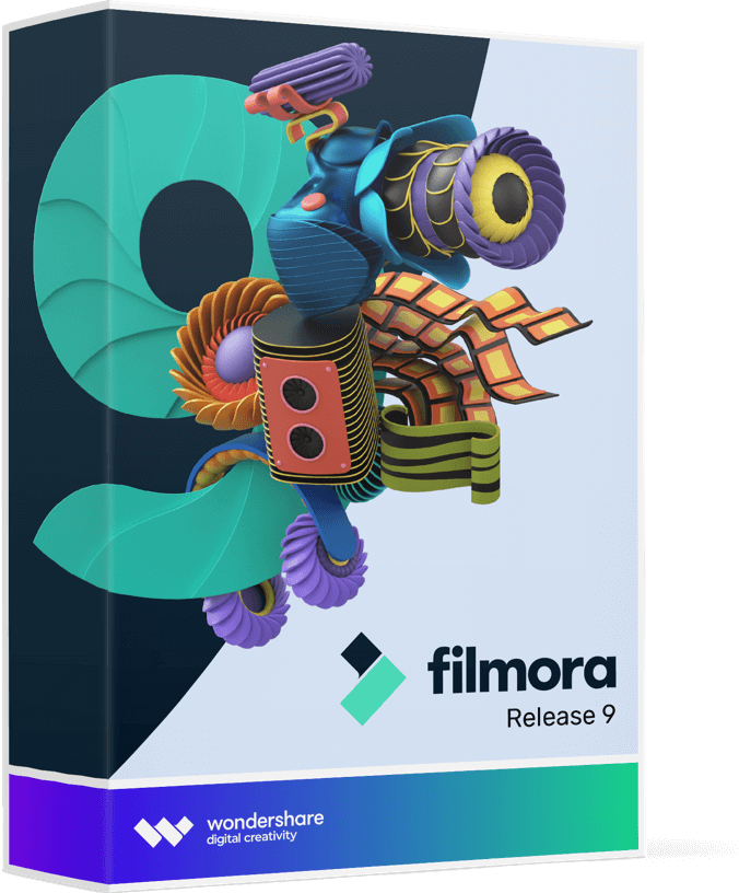Wondershare Filmora Boxshot - Wondershare Filmora 9 Free Download (676x816), Png Download