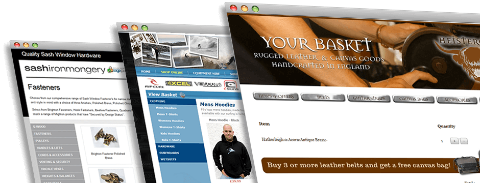 Ecommerce Website Design - Website (940x360), Png Download