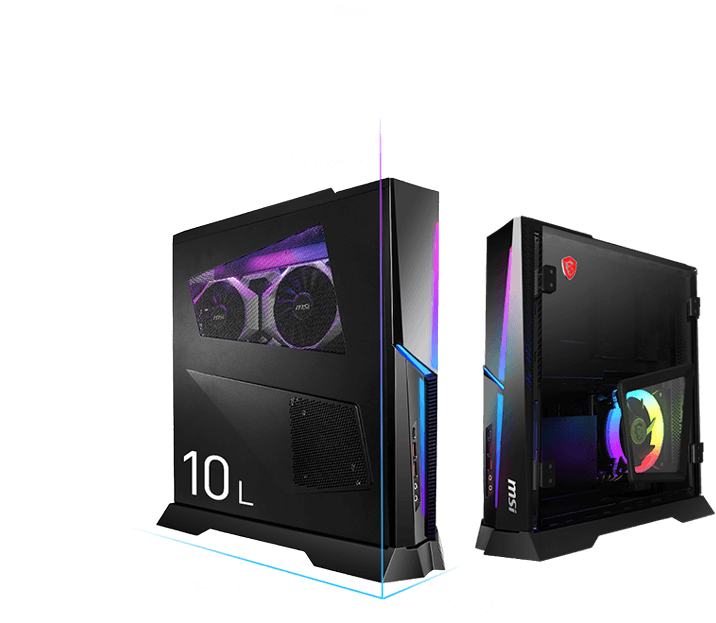Msi Tridentx Gaming Desktop Pc - Msi Trident X 9th (800x696), Png Download