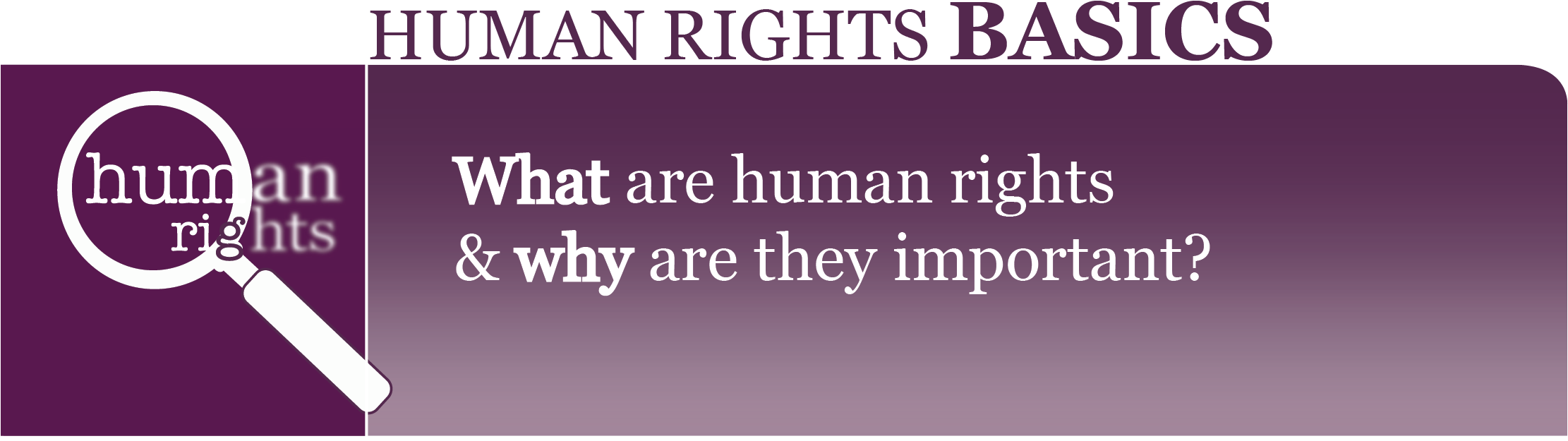 What Are Human Rights - Fidélitas University (2225x640), Png Download