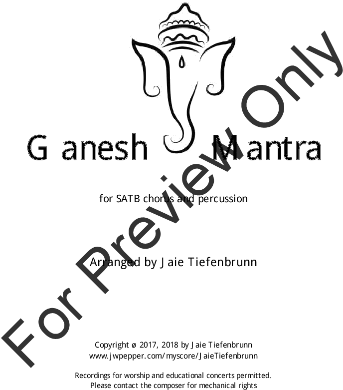 Ganesh Mantra Thumbnail Ganesh Mantra Thumbnail - Illustration (816x1056), Png Download