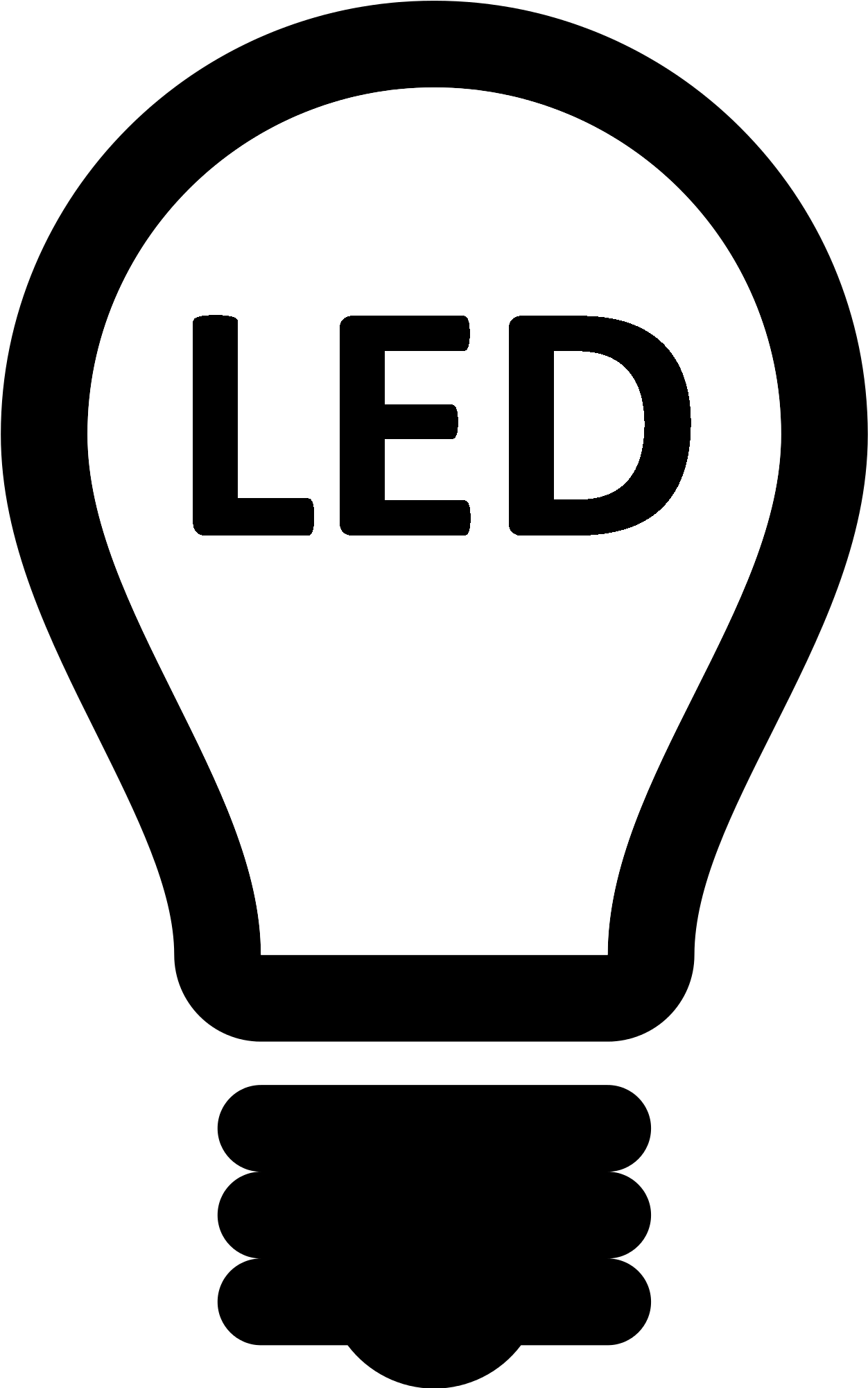Led Light Bulb - Icono Energia Electrica Png (2000x2000), Png Download