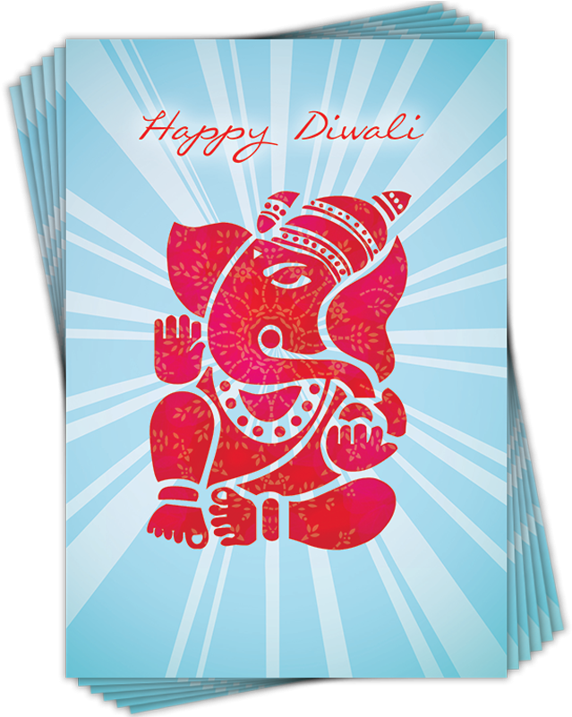 Diwali Multipack - Black And White Ganesh Png (800x800), Png Download