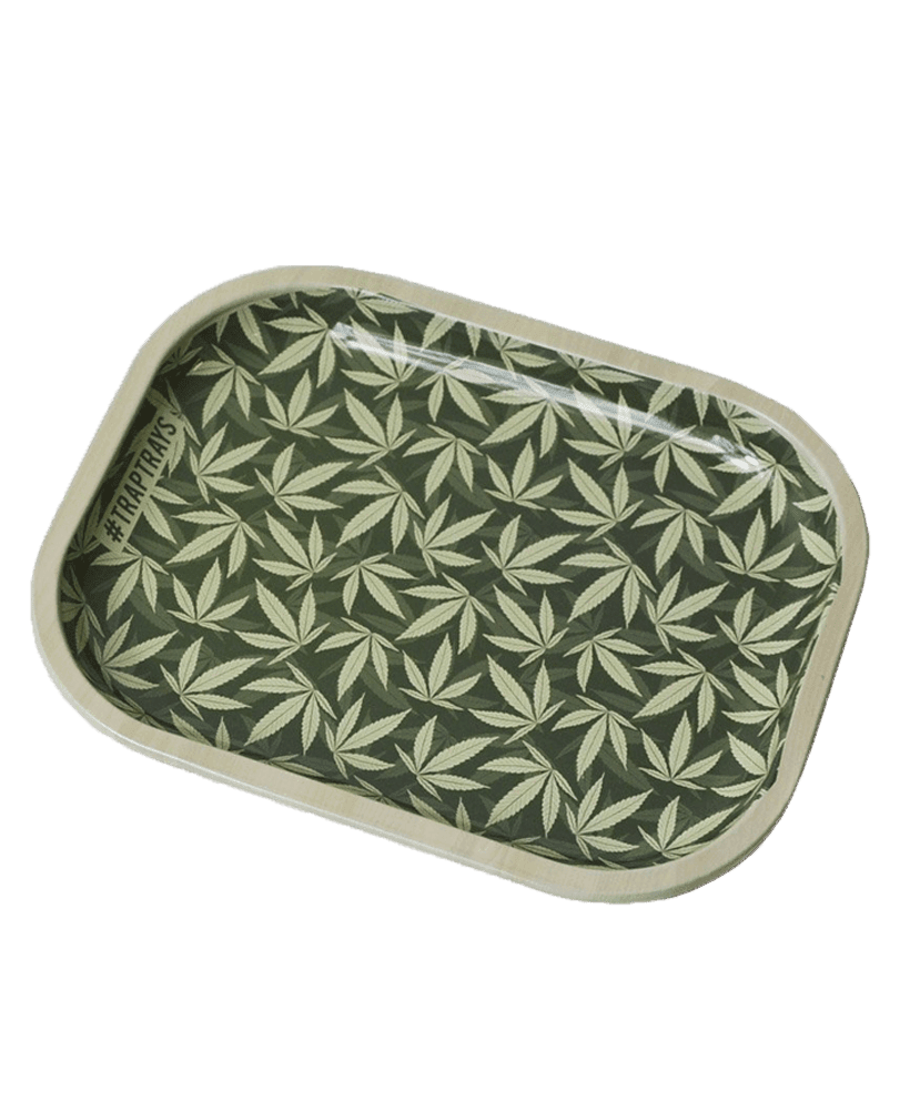 Large Trap Tray Leaf Design - Royal Icing (1000x1000), Png Download