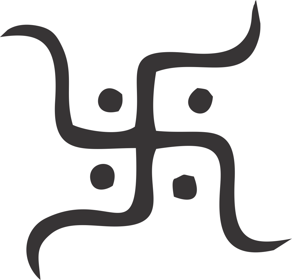 Swastik For Wedding Card Printing - Indian Wedding Elements Vector (1000x960), Png Download