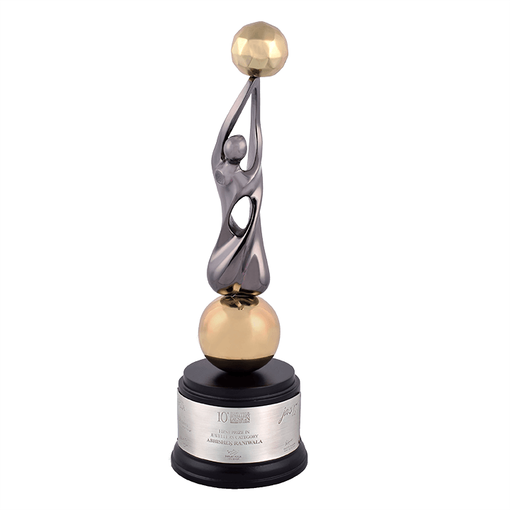 01 First Prize Jewellers Category, 10th Jewellery - Trophy (720x720), Png Download
