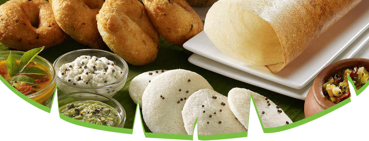 Suprabhat Banner - Idli Vada And Dosa (1400x534), Png Download