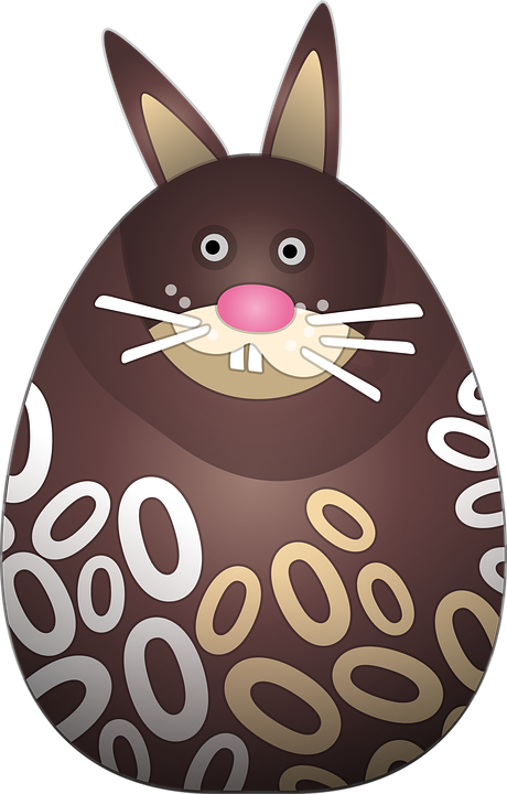 Chocolate Bunny P - Easter (460x720), Png Download