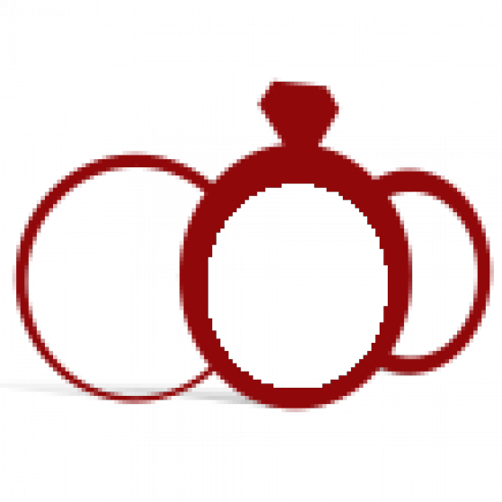 Wearing Wedding Rings On The Left Or The Right Hand - My Trio Rings Logo (558x558), Png Download