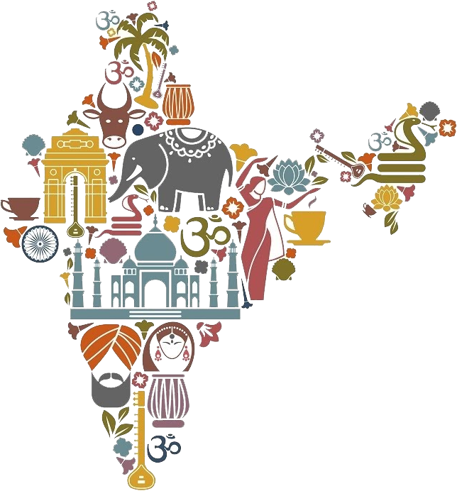 Ajanta & Ellora , Bodhi Temple(bihar), Khajuraho Temple(madhya - Incredible India (657x720), Png Download