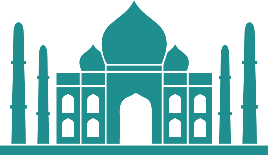 India - Taj Mahal Vectors Png (1920x1092), Png Download