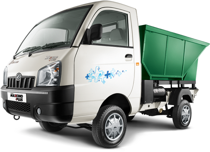 Mahindra Maxximo Hopper - Pickup Truck (702x500), Png Download