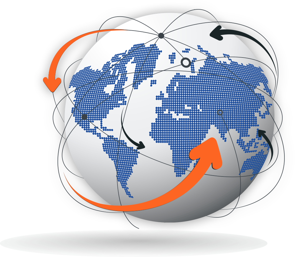 Alternative Exports - Interconnected World (974x849), Png Download