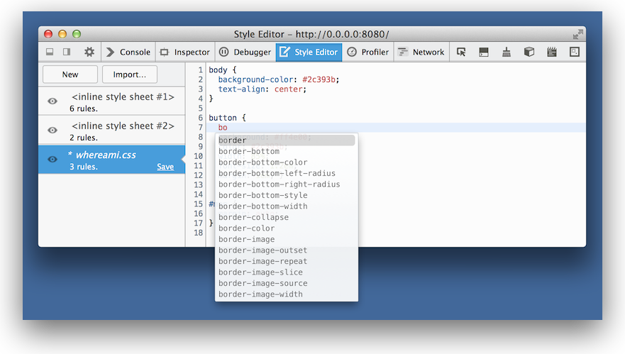 You Can Switch Autocomplete Off In The Style Editor - Editor Autocomplete (881x499), Png Download