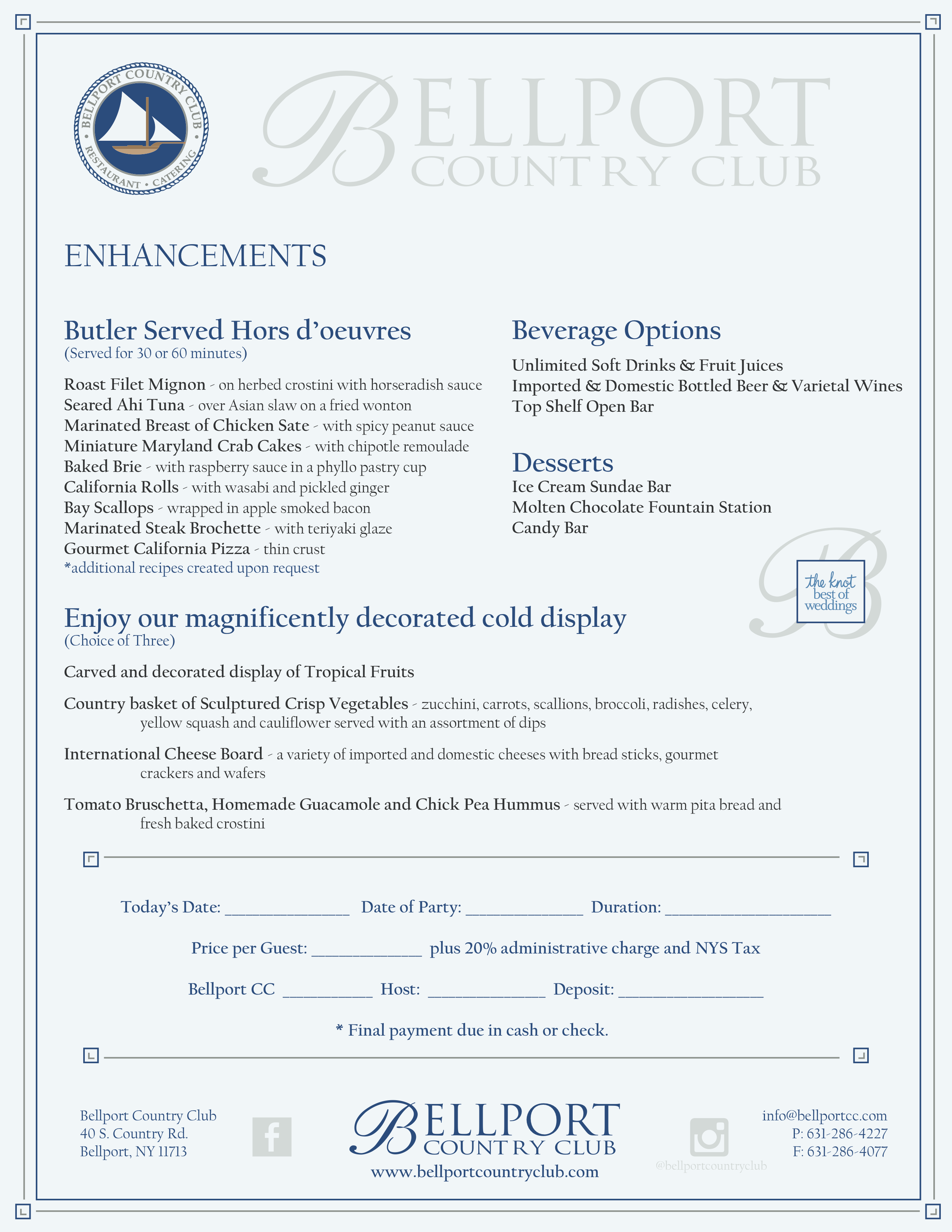 Sit-down & Buffet Enhancements (2550x3300), Png Download